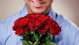 homem flores